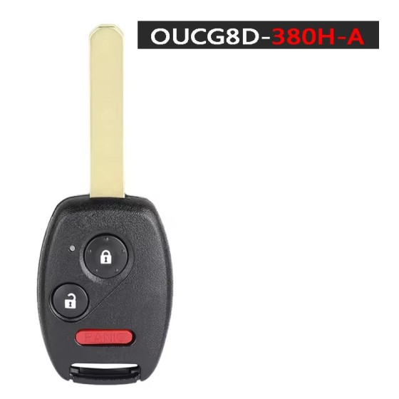 2005-2014 Honda / 3-Button Remote Head Key / OUCG8D-380H-A / Chip 46 (AFTERMARKET)
